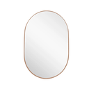 Ver imagem 3 de Espelho Pilula Oval Courino Caramelo 50x80 High Glass High Glass Decor
