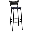 Ver imagem 1 de Banqueta para Bancada Banco Alto Junco Preto Balcão Cozinha Gourmet Bar Área de Lazer Piscina