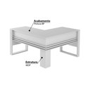 Ver imagem 2 de Mesa para Escritório em L 136 cm - Branco