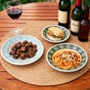Ver imagem 2 de Pratos Raso Fundo Sobremesa Donna Bosque Kit 2 Pessoas 6pçs