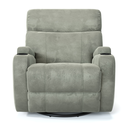 Ver imagem 2 de Poltrona do Papai Reclinável em Tecido Suede Verde Oliva Reclinação Elétrica - Modelo Imperial