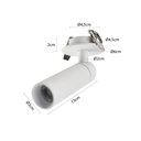 Ver imagem 6 de Spot Led Embutir Blet 24° 5w 3000k Branco Nordecor 6337