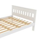 Ver imagem 5 de Cama de Casal Branco Detalhe na Cabeceira Suporta até 260 Kg: Branco
