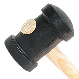 Martelo de Borracha Marreta Cabo de Madeira - 80mm - 2 Martelo de Borracha Marreta Cabo de Madeira - 80mm - 2