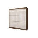 Ver imagem 2 de Guarda Roupa Casal 2 Portas 6 Gavetas Cancun D' Doro Ypê/ Ypê com Off White