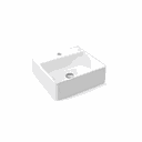 Ver imagem 1 de Cuba de Apoio Retangular Luxo com Mesa 420x390x130mm White - Docol Docol Louças