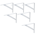 Ver imagem 1 de Mão Francesa Pesado L 40cm em Aço Kit 6un Branca