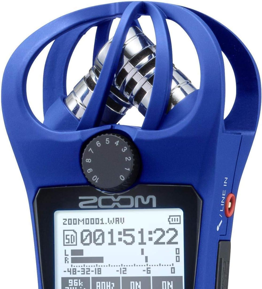 Gravador Zoom H1n Digital Portátil Azul - 4