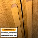 Ver mais imagens de Guarda-Roupa Casal Áustria 5 Portas 1 Porta com Vidro Reflecta com LED e 3 Gavetas Internas Marrom/Cinamomo