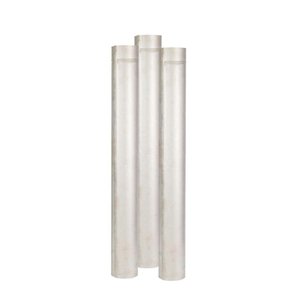 Cano Chaminé Galvanizado 1mx200mm Kit c/ 3 unidades - Volpato, Tamanho: 200mm