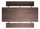 Ver imagem 3 de Conjunto Mesa para Refeitório 8 Lugares com Bancos Separados