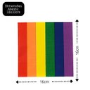 Ver imagem 4 de Kit Guardanapo Estampado Colorido Arco-íris 40 Folhas 16cm X 16cm - Tuut