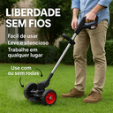 Ver imagem 6 de Cortador de Grama Rocadeira Eletrica com Rodas 2 Bateria 48v