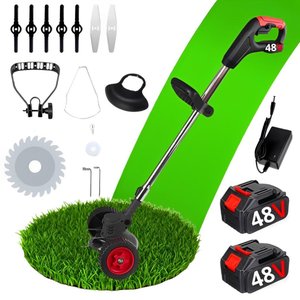 Cortador de Grama Rocadeira Eletrica com Rodas 2 Bateria 48v
