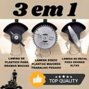 Ver imagem 7 de Cortador de Grama Rocadeira Eletrica com Rodas 2 Bateria 48v