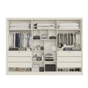 Ver imagem 6 de Guarda Roupa Madri 6 Portas Reflectas 6 Gavetas 100 MDF - Mademarcs