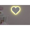 Coração Luminoso Decorativo em luz de led - ROSA - 1