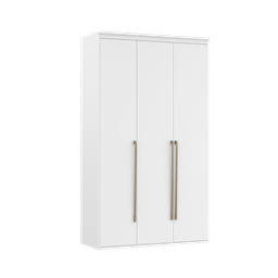 Guarda Roupa Solteiro 3 Portas 3 Gavetas MDF Originale Belmax Branco - 3