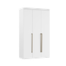 Guarda Roupa Solteiro 3 Portas 3 Gavetas MDF Originale Belmax Branco - 3