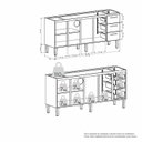 Ver imagem 3 de Gabinete para Cozinha em Aço Novo Vênus - Pia 200cm Branco