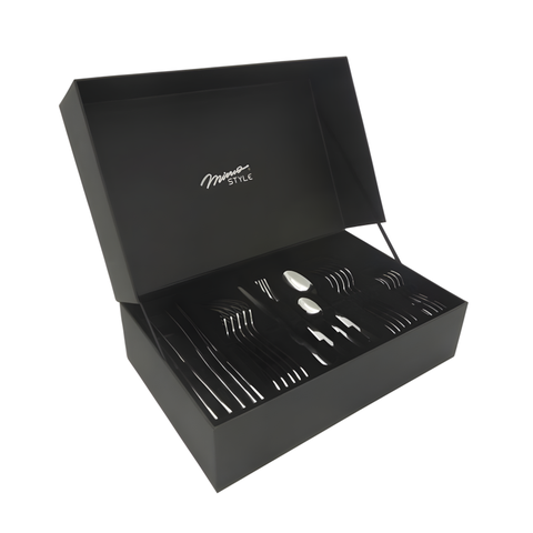 Faqueiro Aço Inox Nina 30 Peças Conjunto de Talheres Mimo