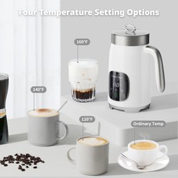 Maestri House Espumador de Leite com Temp e Espessura Variável, 500ml, Branco - 3