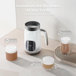Maestri House Espumador de Leite com Temp e Espessura Variável, 500ml, Branco - 2