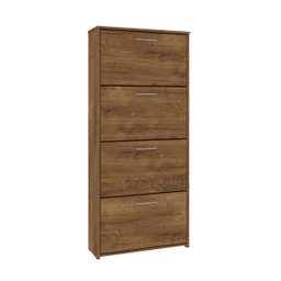 Sapateira Multifuncional Organizadora Anne Canela 4 Gavetas Basculantes Quarto - 1