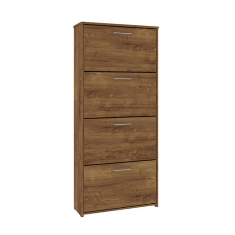 Sapateira Multifuncional Organizadora Anne Canela 4 Gavetas Basculantes Quarto