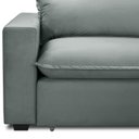 Ver imagem 7 de Sofa 2 Lugares Retrátil Reclinavel 200cm Veludo Prata Andreza