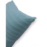 Almofada Italiana Algodão 40x40cm Azul Fastlar Almofada 40x40cm Cheia - 2