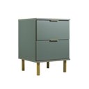Ver imagem 3 de Quarto Ditália Comoda Dm-242+Mesa de Cabeceira Dm-125 Verde