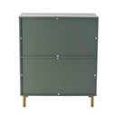Ver imagem 6 de Quarto Ditália Comoda Dm-242+Mesa de Cabeceira Dm-125 Verde