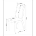 Ver imagem 4 de Conjunto Sala de Jantar com 4 Cadeiras Beth Espresso Móveis