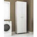 Ver imagem 3 de Conjunto Lavanderia com Armário e Tábua de Passar Organizadora Neve Espresso Móveis