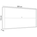 Ver imagem 6 de Rack Sala com Painel para Tv 75 Pol 4 Portas Brise 220cm Pés Dourado Clio I03 Louro Luna - Lyam