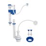 Kit Completo Blukit Caixa Acoplada Universal com Botão Pneumático Branco - 2