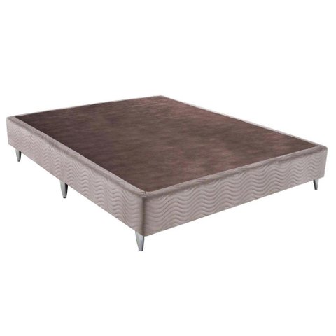 Base Box Casal Ortobom Sommier 138x30cm Camurça