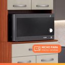 Ver mais imagens de Armário de Cozinha Paneleiro Aries 4 Portas 1 Prateleira 1 Gaveta MDP 61cm Madeirado Areia