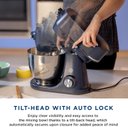 Ver imagem 6 de Ge Stand Mixer 7 Velocidades, 5.3-qt, 350w, Sapphire Blue