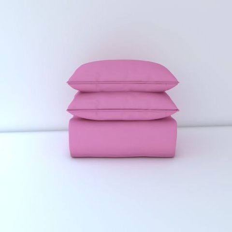 Cobre Leito Full 3 Peças Malha Lisa 100% Algodão Drops