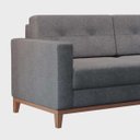 Ver imagem 3 de Sofá com 2 Lugares Living em Linho - Cinza