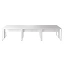 Ver imagem 4 de Mesa Trabalho Escritório 6 Pessoas 360cm Pé Metal F5 Office Cor:branco
