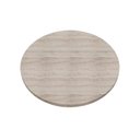 Ver imagem 4 de Mesa Pisa Beta Bistrô Fratini 107,50cm (a) Disco Redondo Inox Tampo Mdp Redondo Castanheira 70cm (l