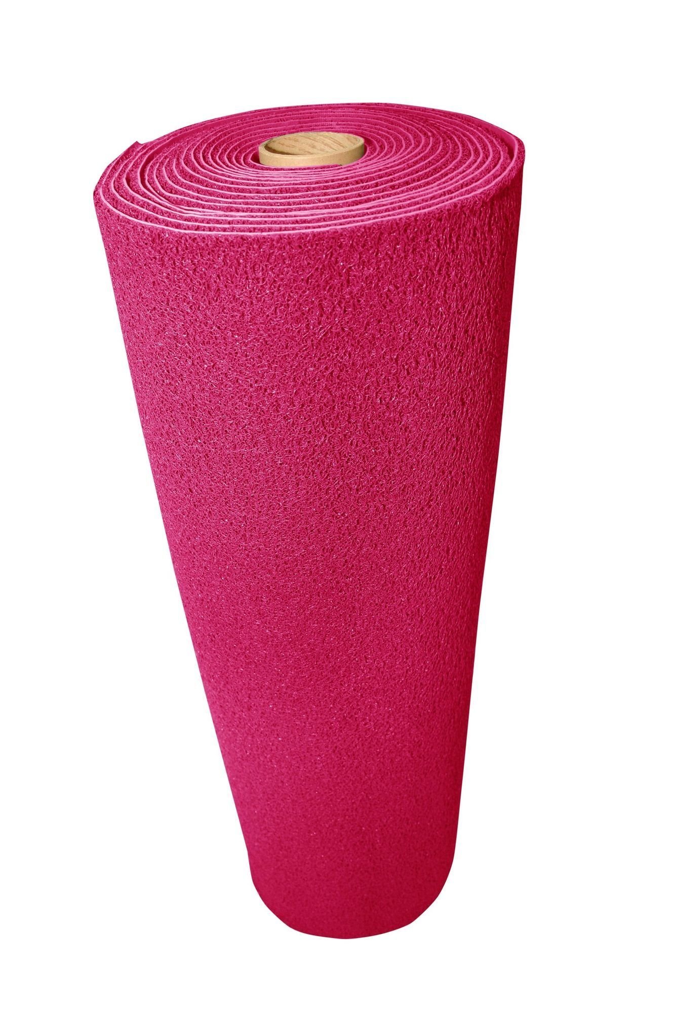 Tapete Vinil 10mm Base Fundida Rolo de 60cm x 12m Rosa Pink Kapazi - 2