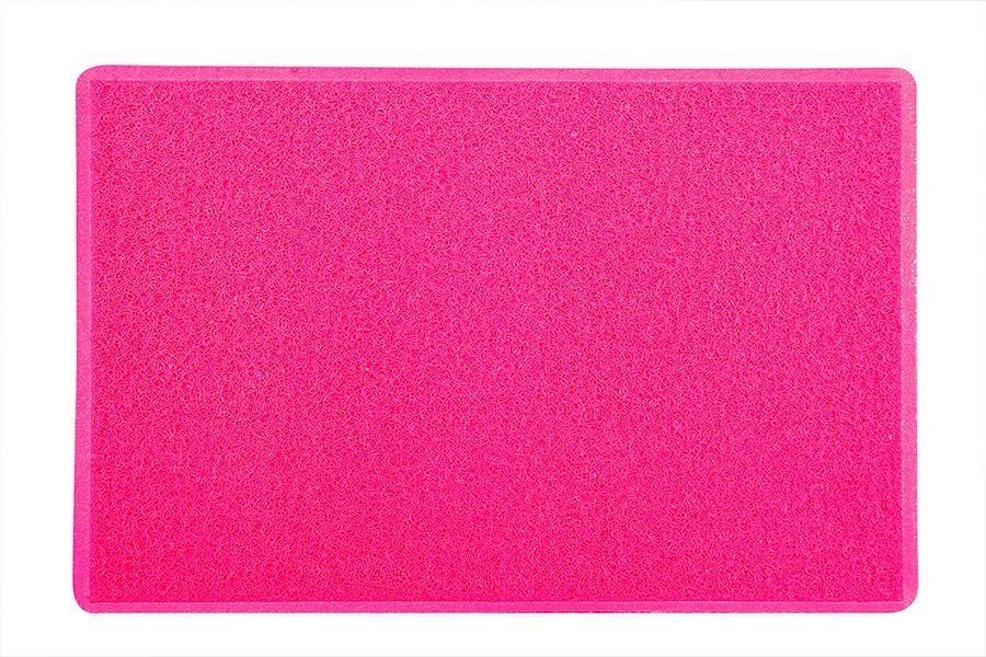 Tapete Vinil 10mm Base Fundida Rolo de 60cm x 12m Rosa Pink Kapazi