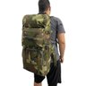 Mochila Camping 80l Expansível Wlxy 2205, Lona Reforçada, Bolsos Externos, Resistente À Água Militar - 14