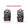 Mochila Camping 80l Expansível Wlxy 2205, Lona Reforçada, Bolsos Externos, Resistente À Água Militar - 8