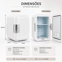 Ver imagem 6 de Mini Geladeira Yeet Retrô 4L Quente e Frio Branco 12V