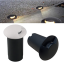 Ver imagem 1 de Balizador Spot Led Smd 1w com Facho Foco de Luz Angular (branco Quente) Ip65 de Embutir em Piso Solo